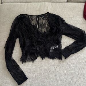 Forever 21 lacey long sleeve